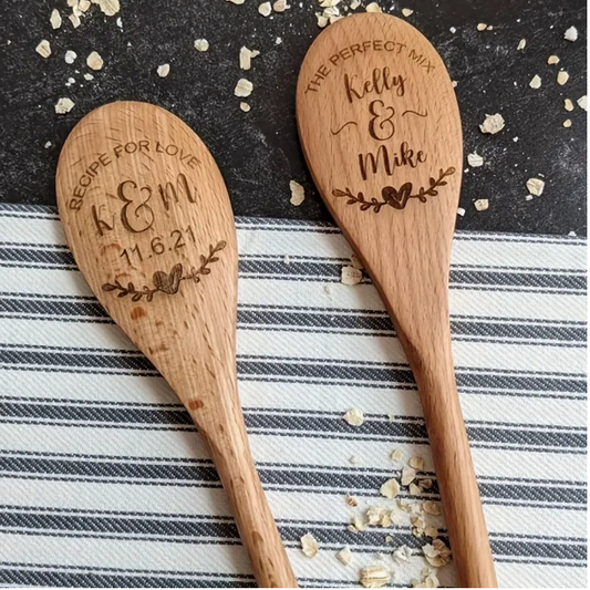 Personalized Wooden Mixing Spoon