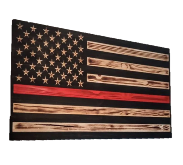 US WOODEN FLAG WALL PICTURE